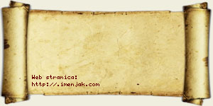 Una Adžović vizit kartica